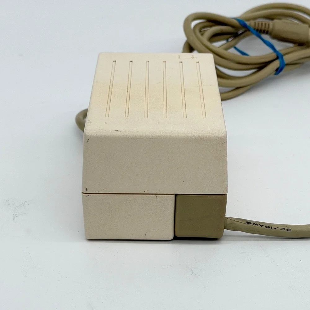 Vintage Apple Power Supply IIc A2M4017 15V 1.2A 18W 7-Pin DIN Adapter Good Cond